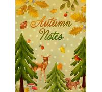 Autumn Notes - Dot Grid & Lined Pages: Cozy Autumn Tales Design Series (Sage Colorway Base)