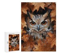Autumn Owl Portrait-1 Puzzle 1000 Pièces Educa Jouet en Bois Cadeau Unique Décoration Intérieure Jeu Éducatif Challenge Toy Adultes Et Enfants À Partir De 14 Ans 300 PCS