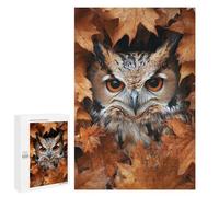 Autumn Owl Portrait-1 Puzzle 1000 Pièces Educa Jouet en Bois Cadeau Unique Décoration Intérieure Jeu Éducatif Challenge Toy Adultes Et Enfants À Partir De 14 Ans 1000 PCS