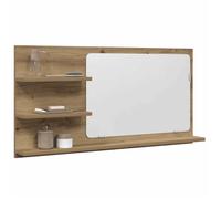 ""Autumn sale""Armoire à miroir Support/Meuble WC - Grand espace - Armoire à miroir de salle de bain chêne artisanal 90x11x45 cm Ho