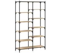 ""Autumn sale""Bibliothèque contemporaine design VIDAXL - étagère à domicile chêne sonoma 100x32x170cm Bois ingénierie et fer