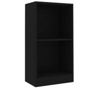 ""Autumn sale""Bibliothèque contemporaine design VIDAXL - étagère à domicile noir 40x24x75cm Bois ingénierie HOME7695
