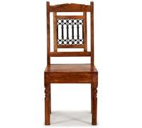 ""Autumn sale"" Chaises à manger ou salon ,(Set de 2), Bois finition couleur miel classique - 43x43x100 cm 9751