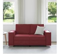 ""Autumn sale""élégant Canapé Loveseat Canapé d'angle/Sofa - avec accoudoirs - Rouge Vin 120 cm en Simili cuir Home870320