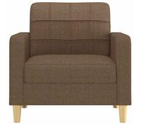 ""Autumn sale""élégant Chaise Canapé 1 position - Fauteuil de relaxation Marron 60 cm Tissu Home687530