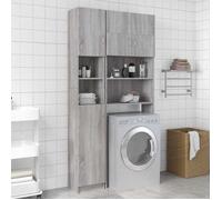 ""Autumn sale""Support/Meuble WC - Grand espace - Armoire de bain Sonoma gris 32x25,5x190 cm ,Bois d'ingénierie 2025278552