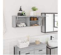 ""Autumn sale""Support/Meuble WC - Grand espace - Armoire murale de bain sonoma gris 80x25x30cm ,Bois d'ingénierie 2025971973