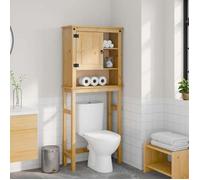 ""Autumn sale""Support/Meuble WC - Grand espace - Armoire pour machine à laver salle de bain Corona pin massif 2025692222