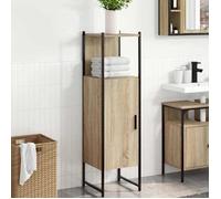 ""Autumn sale""Support/Meuble WC - Grand espace,Cabinet de salle de bain avec stockage Beige 33 x 33 x 120,5 cm 202511