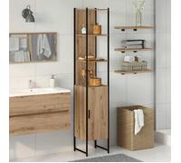 ""Autumn sale""Support/Meuble WC - Grand espace,Cabinet de salle de bain chêne artisanal 33 x 33 x 185.5 cm 2025183983