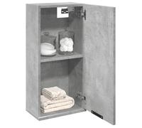 ""Autumn sale""Support/Meuble WC - Grand espace,design murale Gris béton 32x20x67 cm 2025616990