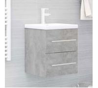 ""Autumn sale""Support Vasque/Meuble bas WC - Armoire d'évier Gris béton 41x38,5x48 cm Bois d’ingénierie 2025313575
