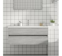 ""Autumn sale""Support Vasque/Meuble bas WC - Armoire d'évier Sonoma gris 100x38,5x45 cm ,Bois d'ingénierie 2025366146