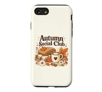 Autumn Social Club Cozy Fall Esthétique Motif Feuilles de café Coque pour iPhone SE (2020) / 7/8