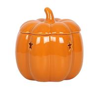 Autumn Vibes - Brûleur de cire en céramique - Ambiance effrayante d'Halloween et d'automne confortable - Idéal pour les fondants de cire d'automne et l'huile de citrouille - Citrouilles élégantes en