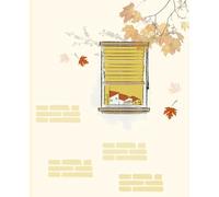 Autumn Window | Aesthetic Composition Notebook: Cozy Autumn Theme | Perfect for Class Notes, Lists & Reflections