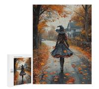 Autumn Witch Walk-1 Puzzle 500 Pièces Educa Jouet en Bois Cadeau Unique Décoration Intérieure Jeu Éducatif Challenge Toy Adultes Et Enfants À Partir De 14 Ans 500 PCS