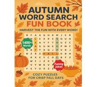 Autumn Word Search Puzzle Book: Large Print Word Search about Thanksgiving, Turkey, Warm Drinks and Many More. A great gift for anyone who loves a brain challenge. 8.5x11 inches.