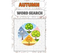 AUTUMN word search puzzle book.: LARGE print word search book. 6x9 inch (A5). About Autumn, Fall season, cosy weather. Perfect for relaxation, as a gift, cognition and when travelling.