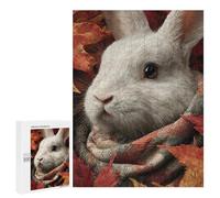 Autumnal Bunny Portrait-1 Puzzle 500 Pièces Educa Jouet en Bois Cadeau Unique Décoration Intérieure Jeu Éducatif Challenge Toy Adultes Et Enfants À Partir De 14 Ans 500 PCS
