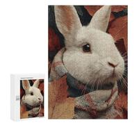 Autumnal Bunny Portrait Puzzle 300 Pièces Educa Jouet en Bois Cadeau Unique Décoration Intérieure Jeu Éducatif Challenge Toy Adultes Et Enfants À Partir De 14 Ans 300 PCS