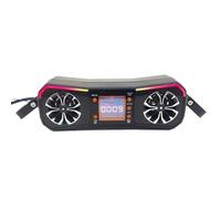 AUUxhEVcz Système Audio stéréo sans Fil 12V, Support sur Guidon, Lecteur MP3, AUX, USB, Radio FM, Compatible avec Moto