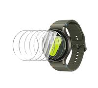 AUUYYA 6 Pièces Verres Trempés pour Samsung Galaxy Watch 7/FE/6/5/4 40mm Protection Écran- [Dureté 9H][Anti-Rayures][HD Transparent] Protection Ultra Résistante pour Écran de Montre