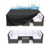 AUUZPI 90x80x60cm Housses pour Mobilier De Jardin,Housse Table Jardin,420d, Oxford avec Cordon De Serrage, Housses pour Meubles,Table Et Chaise De Jardin Exterieur Housse Imperméable