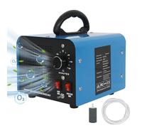 Auveach Générateur d'ozoner 32,000 mg/h avec 2 modes pour l'air et l'eau 200 mg/h purificateur portatif de filtre à air ozonateur industriel avec minuterie 2H pour cuisine bureaux de garage (bleu)
