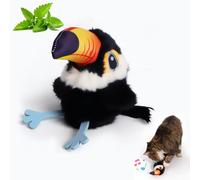 Auveach Jouet Oiseau pour Chat 2026 Flappy Bird Toy Jouet Chat Interactif Oiseau Volant à Ailes Battantes avec Herbe à Chat, 3 Modes Rechargeable USB pour Chaton et Chat Adulte (Ne Vole Pas, Noir)