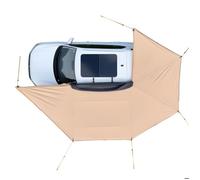 Auvent 270 Degrés 5,7x2,1 m Rétractable pour Véhicule SUV-Duoku-Fourgonnette et Camionnette, Adapté à Toutes les Saisons