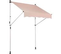 Auvent à Pince Westerly avec toile anti-UV, Beige-Taille:350x120 cm Beige G