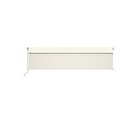 Auvent Automatique Rétractable avec Store 4x3m Orange et Marron Banne vidaXL