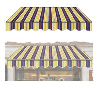 Auvent Autoportant Imperméable et Rétractable, Toit de Rechange pour Auvent de Jardin, Auvent en Polyester et Housses Protection Offrant, pour Terrasse, Balcon, Patio, Restaurant