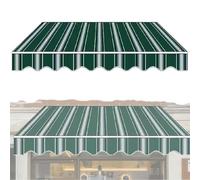 Auvent Autoportant Imperméable et Rétractable, Toit de Rechange pour Auvent de Jardin, Auvent en Polyester et Housses Protection Offrant, pour Terrasse, Balcon, Patio, Restaurant
