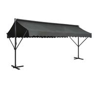 vidaXL Auvent sur pied 500 x 300 cm Anthracite