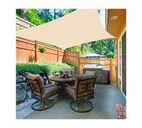 Auvent auvent Sun Shade Sail extérieur imperméable Protection UV UV 300D Polyester auvent Rectangle Rectangle Sunshade Cover Net avec Corde Gratuite pour Le Patio de Pergola, Crea
