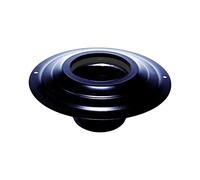 Auvent avec prise DN 80 mm d. externes 230 mm. acier inoxydable enduit noir pour un poêle à granulés ou cé tube noir en bois Made in Italy