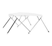 vidaXL Auvent bimini à 4 arceaux Blanc 243 x 180 x 137 cm