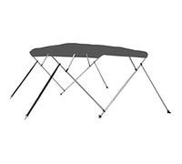 Auvent Bimini - VIDAXL - 4 Arceaux - Résistant aux UV - Couverture de Bateau - Anthracite