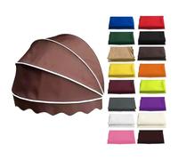 Auvent bombé en dôme pour fenêtres et portes 90 cm pliable pour terrasses, cafés et espaces extérieurs, abri en tissu extérieur