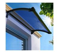 Auvent coupe-vent transparent pour fenêtres, grand évier, housse de pluie, cadre en polycarbonate et aluminium, auvent de porte 90 x 80 cm