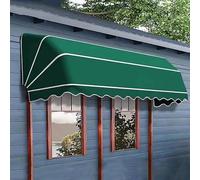 Auvent courbé français pliable manuel pour jardin, terrasse, protection UV, pluie, neige, soleil, toit rétractable pour extérieur, porche, café