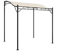 vidaXL Auvent crème 2x2,3 m 180 g/m² Tissu et Acier, belvédère, Gazebo, Tente de réception, belvédères, Gazebo de Jardin, Gazebo d'extérieur