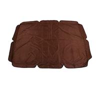 Auvent de balancelle d'extérieur pour Jardin, Cour ou terrasse, imperméable, Housse Anti-poussière en Tissu Oxford 210D Enduit argenté, pour balancelle de Balcon. (Café)