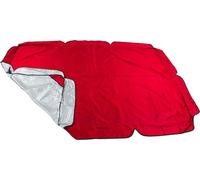 Auvent de balançoire de remplacement en toile Oxford argentée imperméable à l'eau pour balançoire de jardin extérieur Balcon Rouge