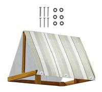 Auvent de balançoire d'extérieur - Bâche d'ombrage imperméable de 220 x 108 cm, drap de couverture Oxford, accessoire de siège suspendu pour aire de jeux de jardin | Solution de protection de rechange