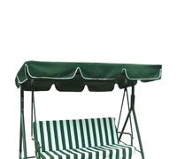 Auvent de balançoire extérieur - Housse de rechange imperméable, dessus d'auvent pare-soleil, remplacement de balançoire étanche et résistant aux UV, patio, porche, jardin, pelouse, arrière-cour | Con