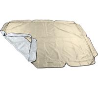 Auvent de balançoire extérieur imperméable à l'eau Couverture de porche de remplacement Anti-UV pour Patio Yard Chair Beige