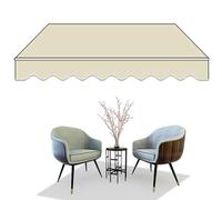 Auvent de balcon portable rétractable avec revêtement imperméable et support mural - 2 x 1,5/3 x 2/3 x 2,5 m